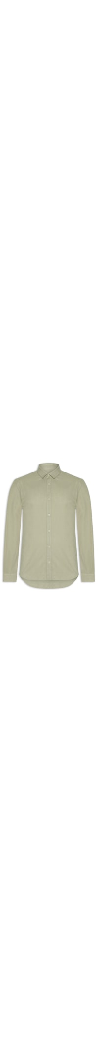 Camisa Masculina Manga Longa Como - Bege