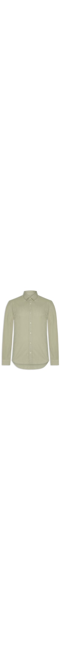 Camisa Masculina Manga Longa Como - Bege