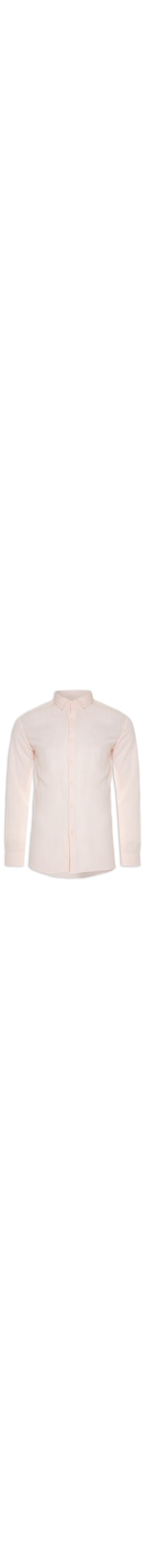 Camisa Masculina Manga Longa Cotton Slub - Rosa