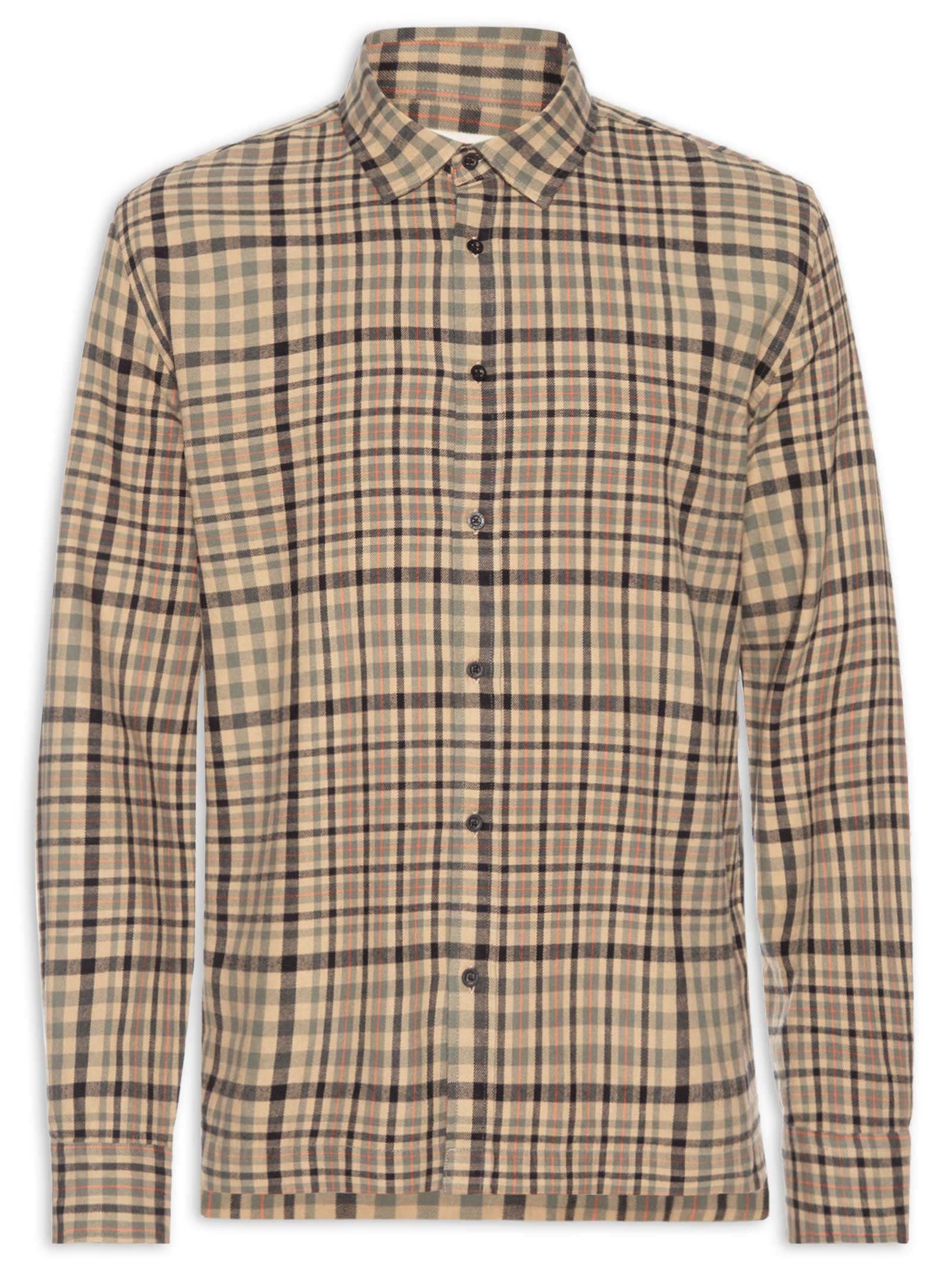 Camisa Masculina Manga Longa Cotton Vintage Wood Verde Osklen