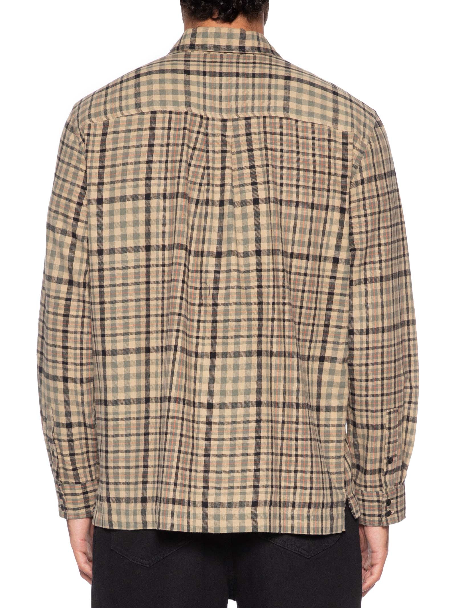 Camisa Masculina Manga Longa Cotton Vintage Wood Verde Osklen