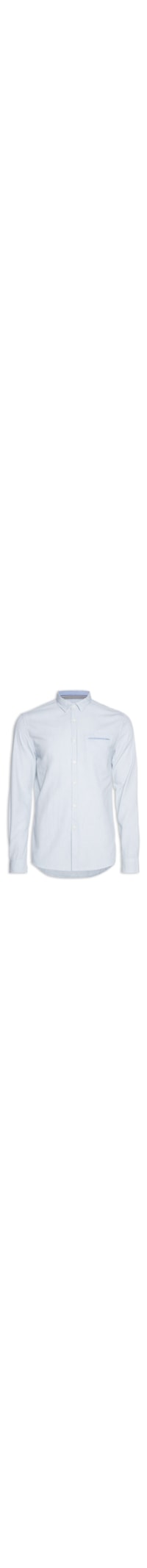 Camisa Masculina Manga Longa Cross Lines - Branco