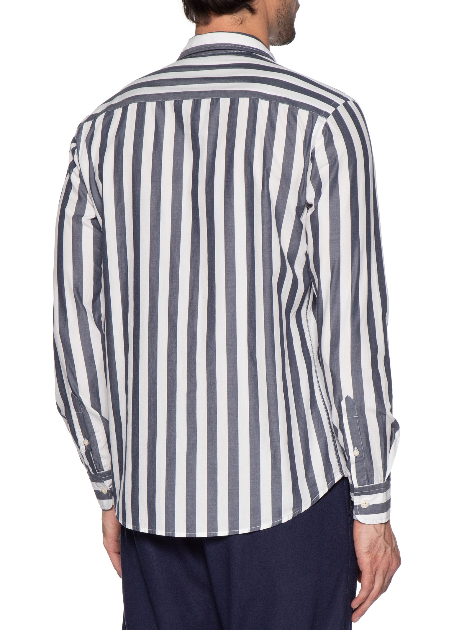 Camisa Masculina Manga Longa Erbe Co Azul Reserva