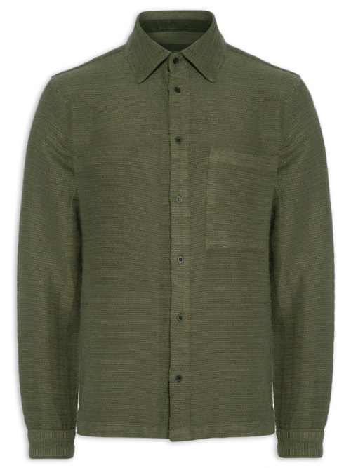Camisa Masculina Manga Longa Juta - Verde