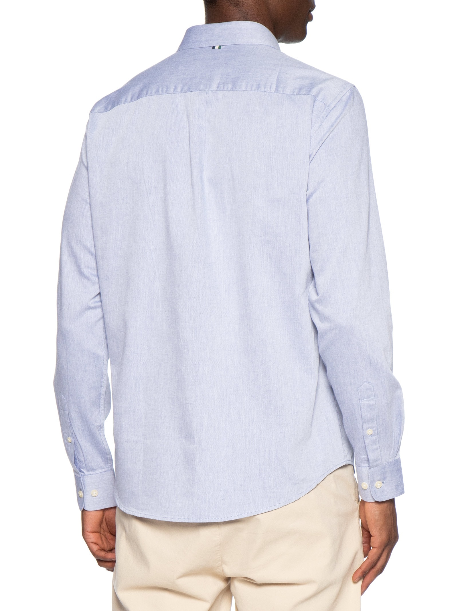Camisa Masculina Manga Longa Kiro Azul Reserva