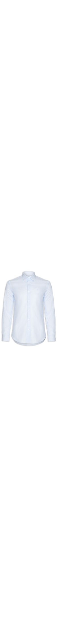 Camisa Masculina Manga Longa Linho - Azul