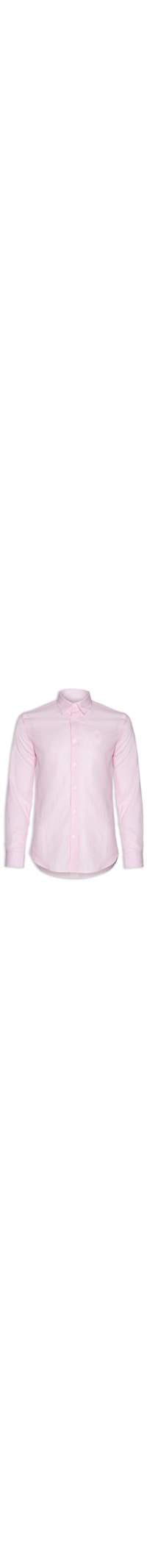 Camisa Masculina Manga Longa Linho - Rosa