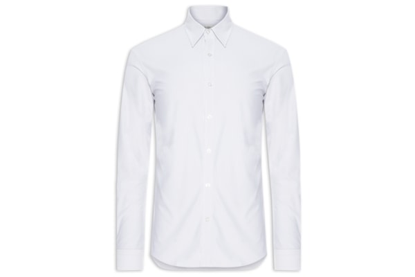 Camisa Masculina Manga Longa Listrada - Branco