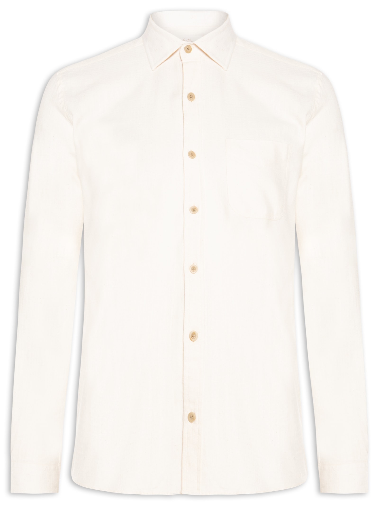 Camisa Masculina Manga Longa Magara Off White Foxton