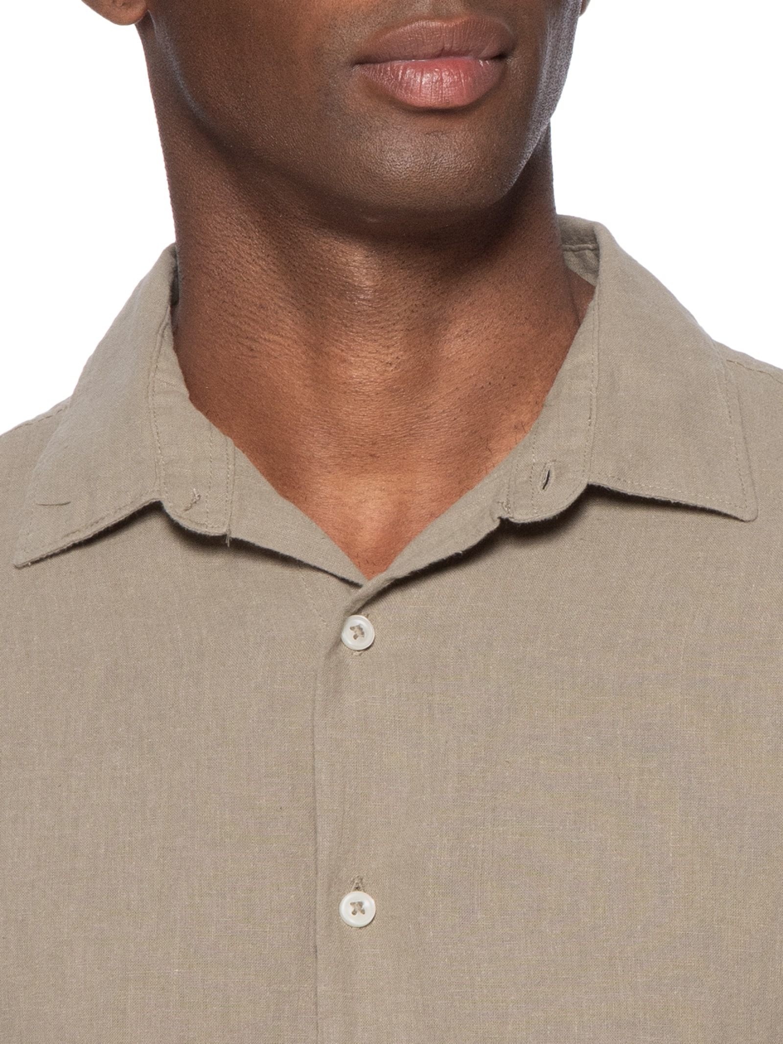 Camisa Masculina Manga Longa Marrom Hering