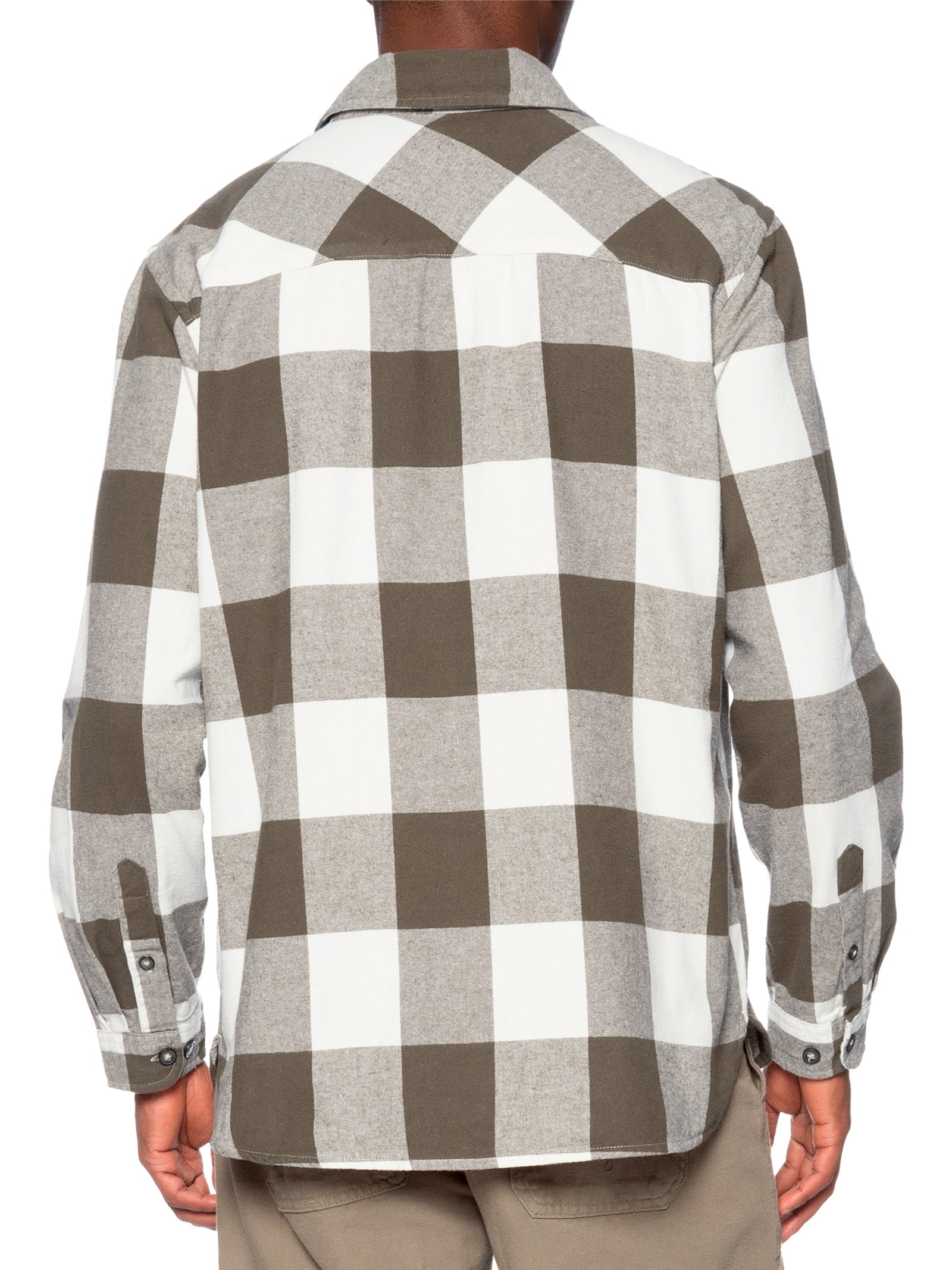 Camisa Masculina Manga Longa Marrom Hering