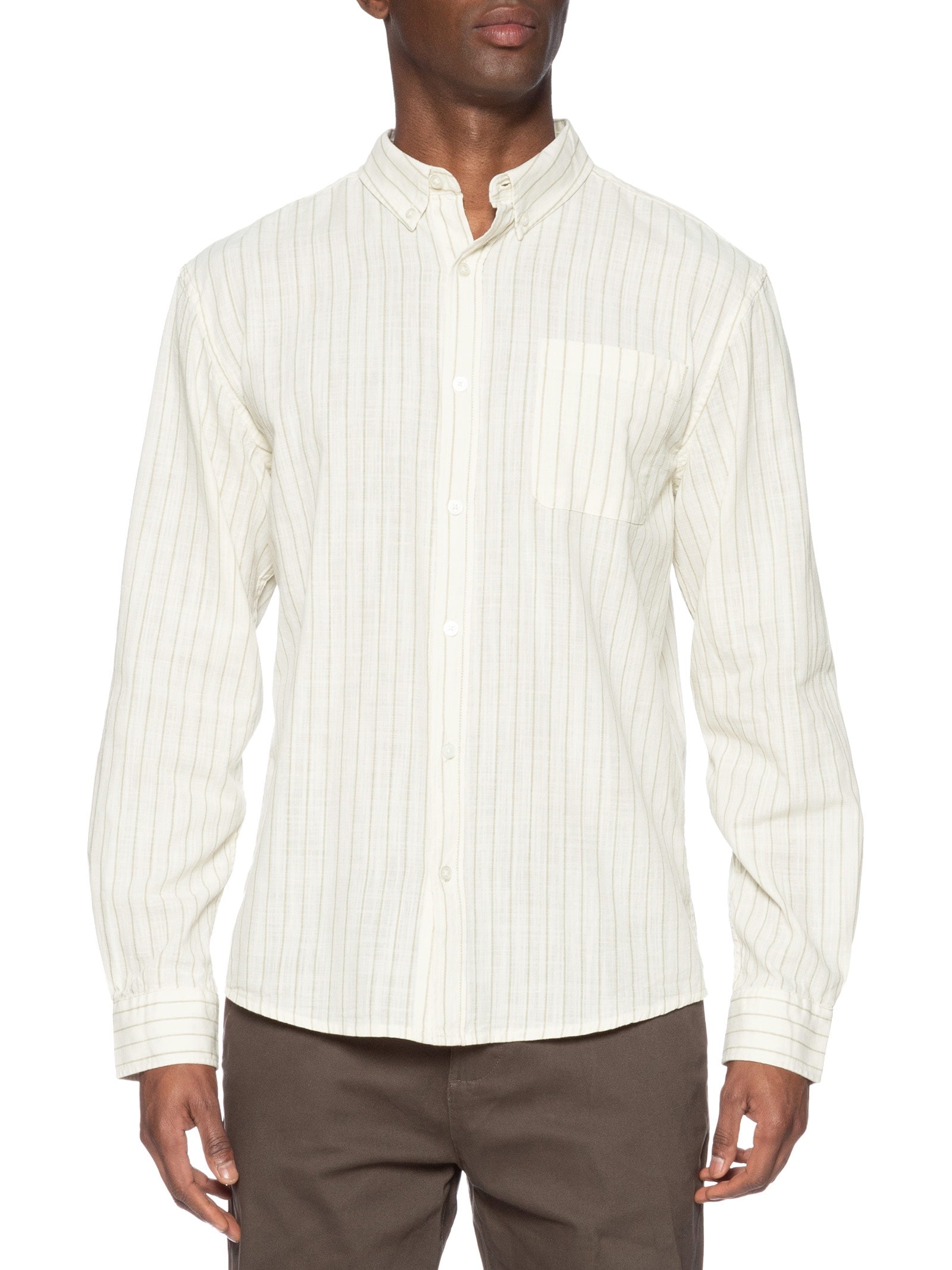 Camisa Masculina Manga Longa Off White Hering