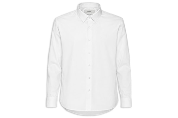 Camisa Masculina Manga Longa Paper - Branco