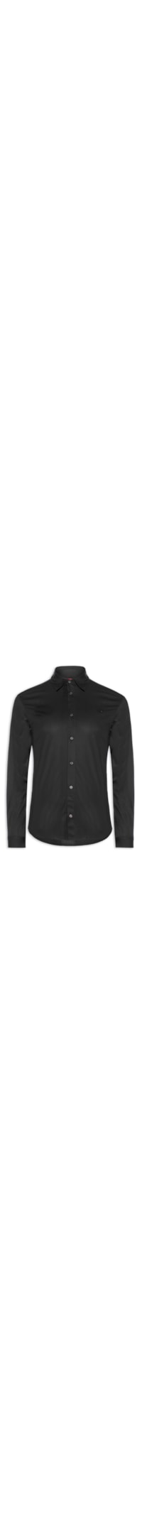 Camisa Masculina Manga Longa - Preto