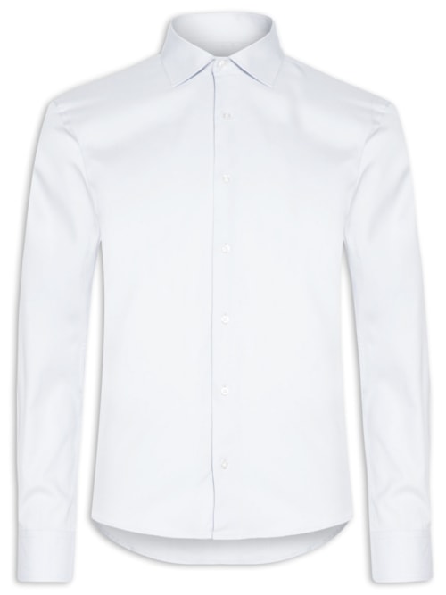 Camisa Masculina Manga Longa Social Iron - Azul