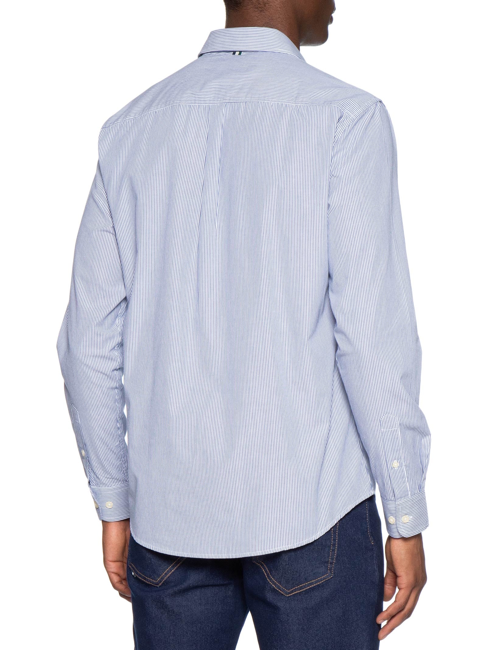Camisa Masculina Manga Longa Toronto Azul Reserva
