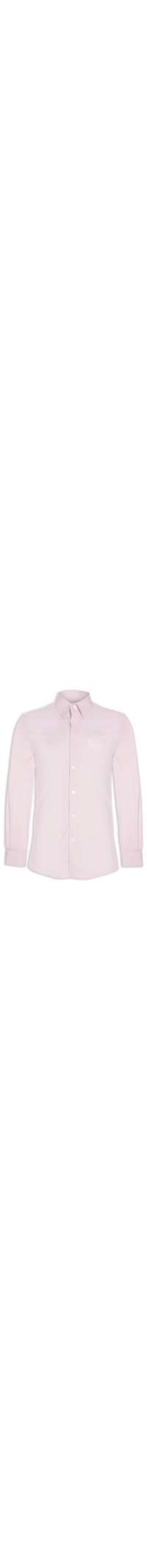 Camisa Masculina Manga Longa Tricoline Elastano - Rosa