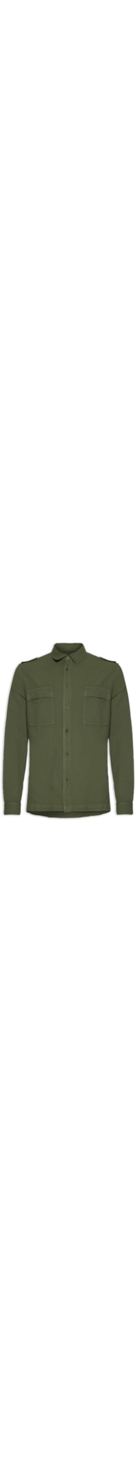 Camisa Masculina Manga Longa Utility Hemp - Verde