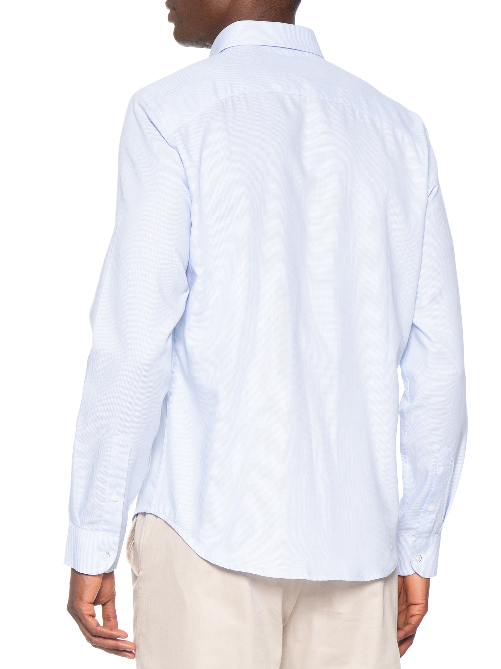 Camisa Masculina Maquineta Roma Wave Azul Sergio K