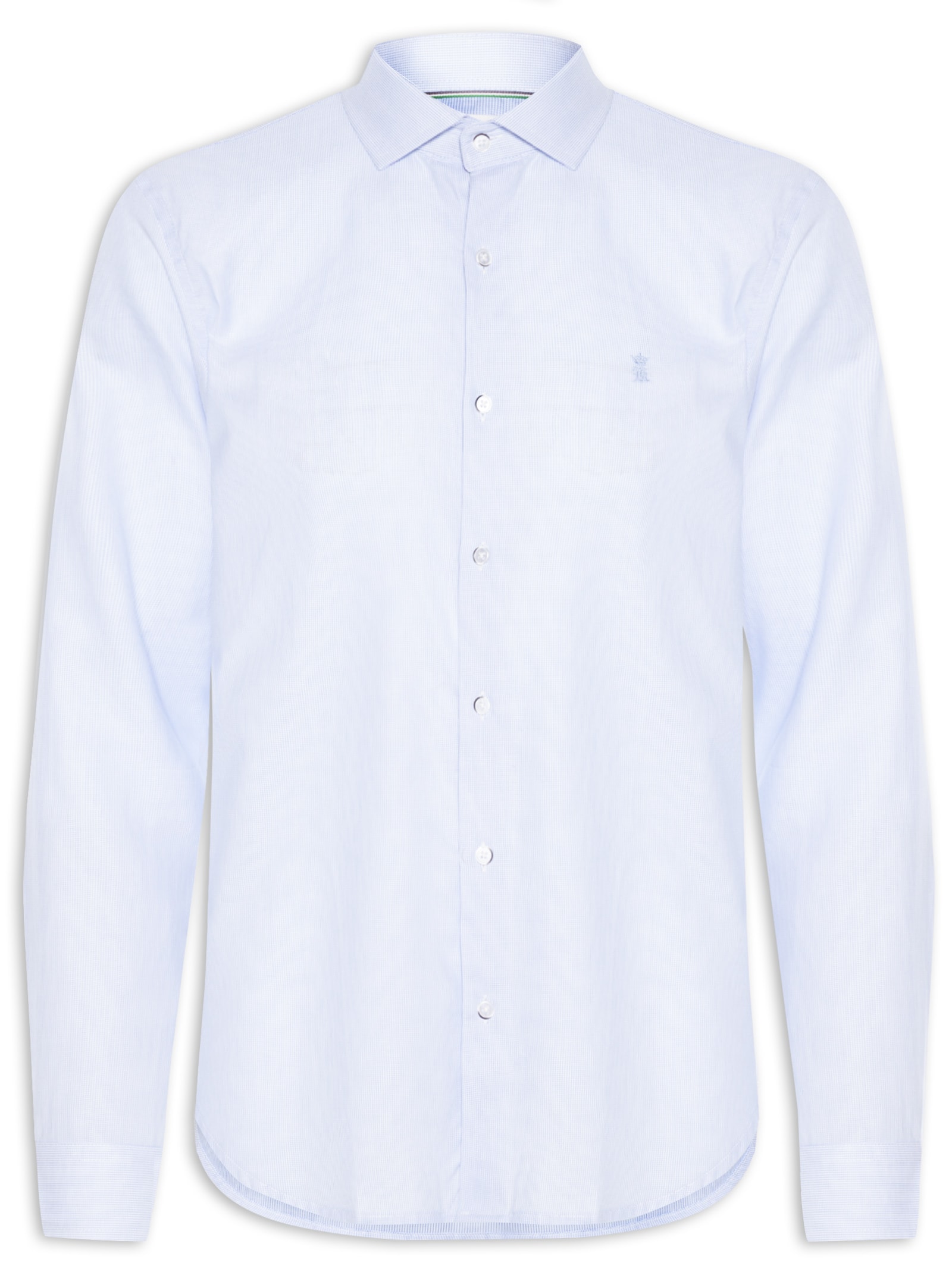 Camisa Masculina Maquineta Roma Wave – Azul Sergio K