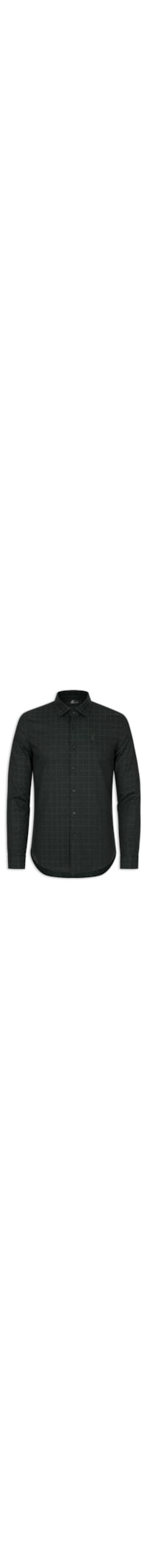Camisa Masculina Maquineta Tme Mid Quadros - Verde