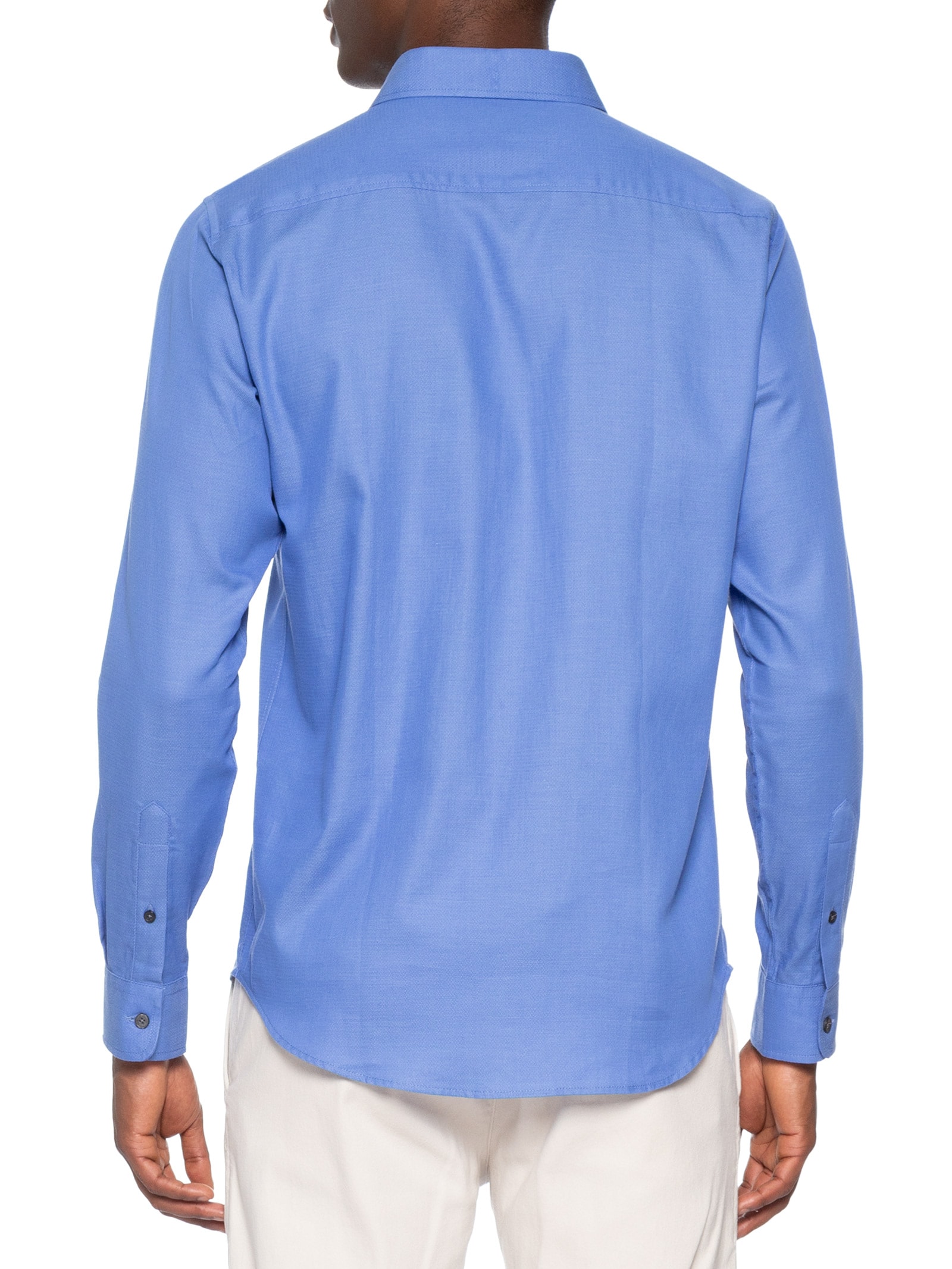 Camisa Masculina Maquineta Tranca – Azul Sergio K