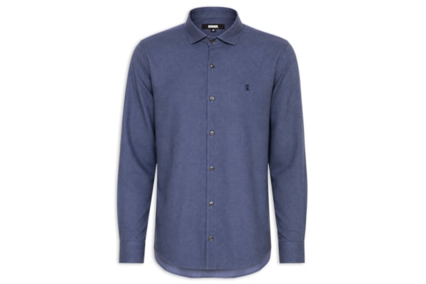 Camisa Masculina Maquineta Tranca – Azul