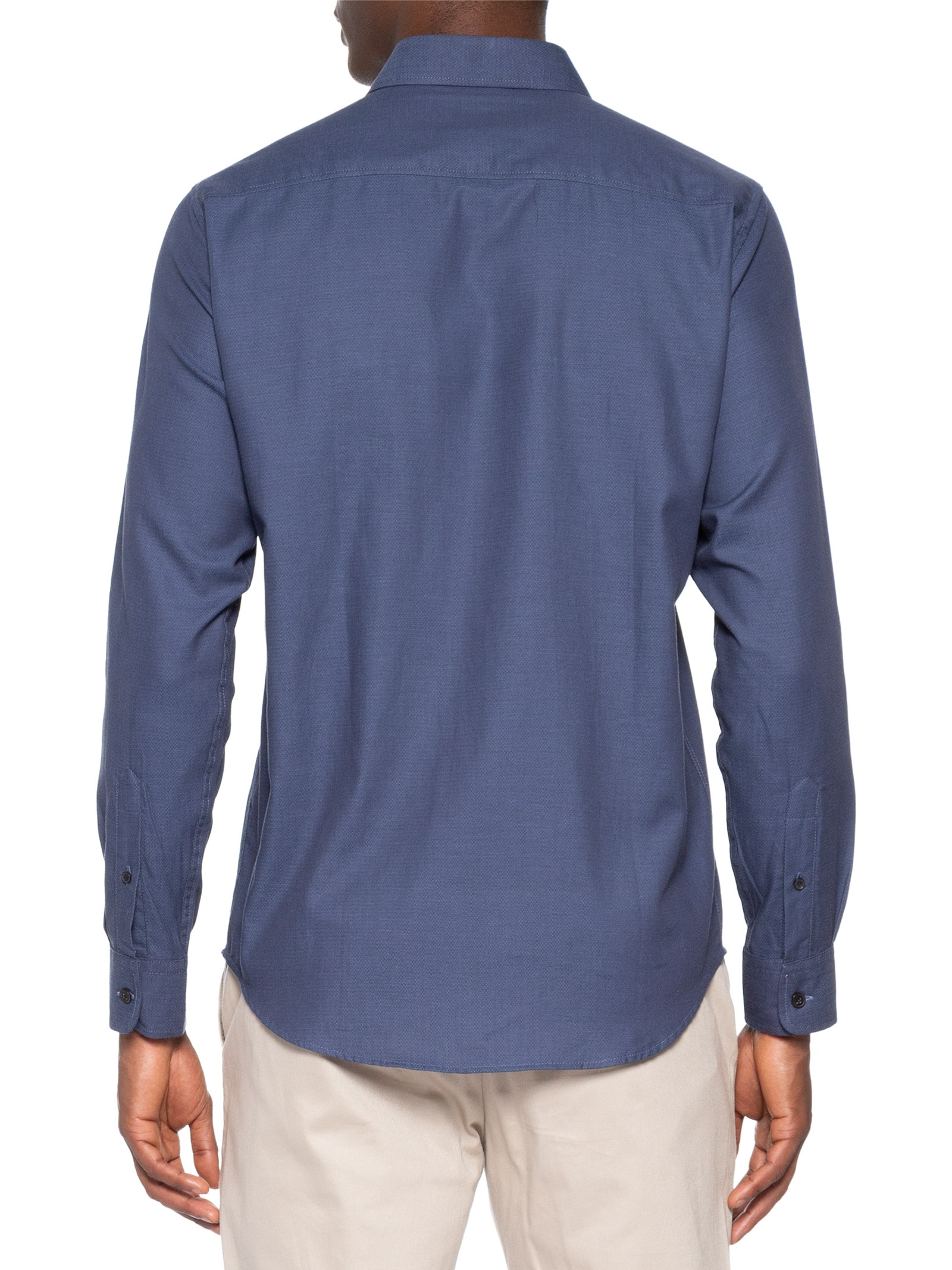 Camisa Masculina Maquineta Tranca – Azul Sergio K