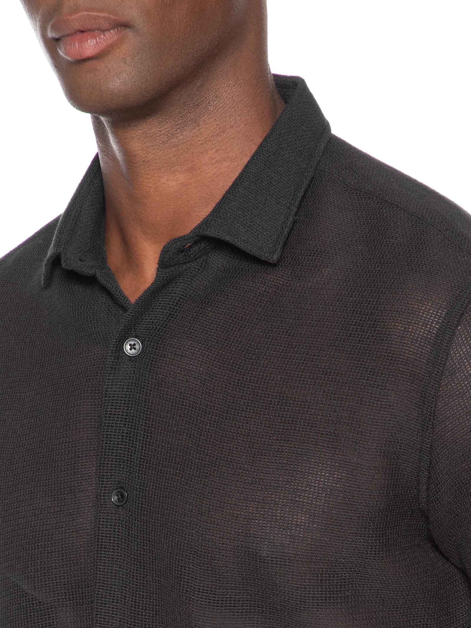 Camisa Masculina Mare Regular Fit Preto Sergio K