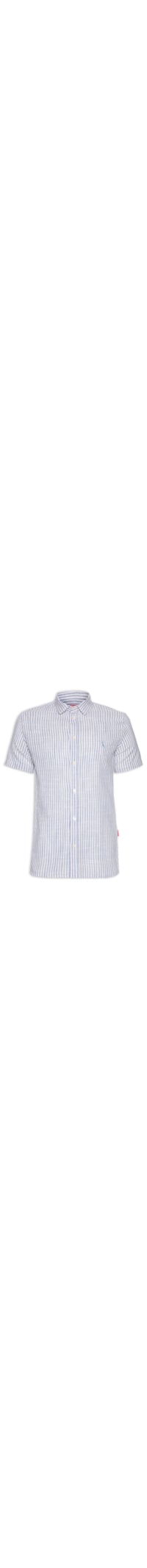 Camisa Masculina Mc Linho Trancoso - Azul