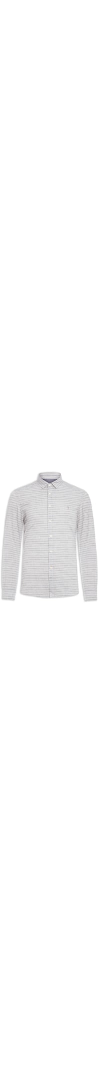 Camisa Masculina Melange Stripes - Cinza