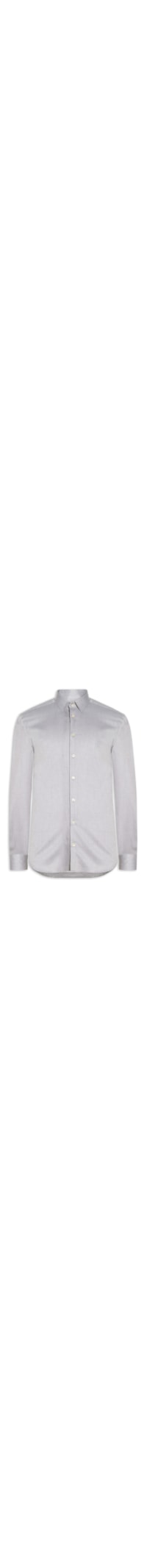 Camisa Masculina Milano Sarja Fio Egípcio - Cinza