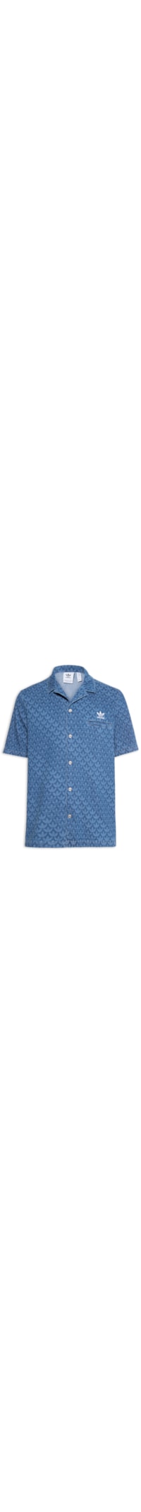 Camisa Masculina Monograma - Azul