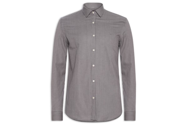 Camisa Masculina Mxd Damero Slim Fit Algodão - Verde