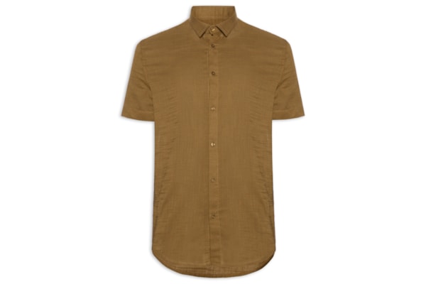 Camisa Masculina New Texture Color - Marrom