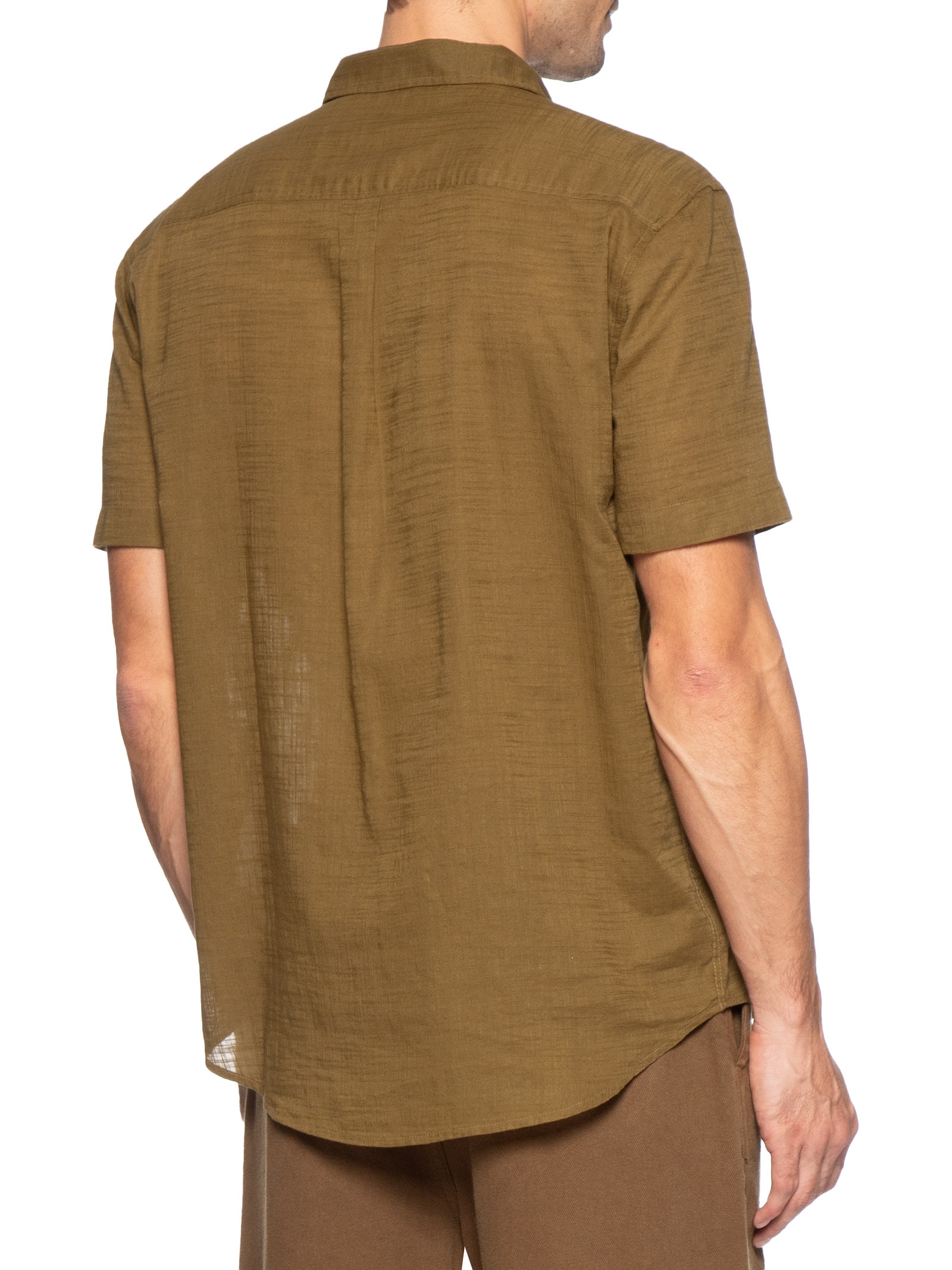 Camisa Masculina New Texture Color Marrom Osklen