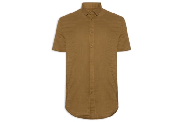 Camisa Masculina New Texture Color - Marrom