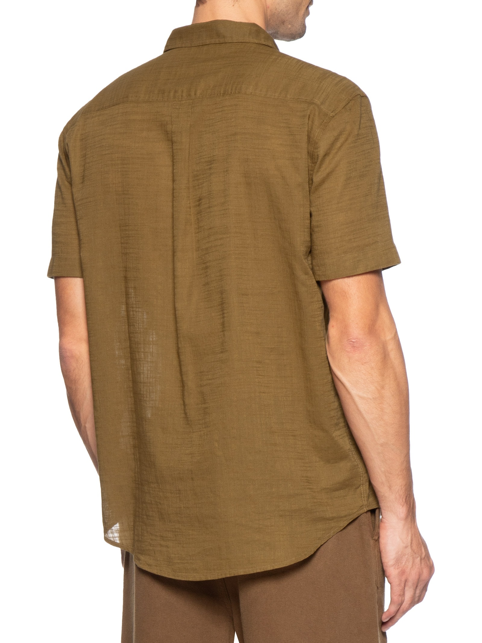 Camisa Masculina New Texture Color Marrom Osklen