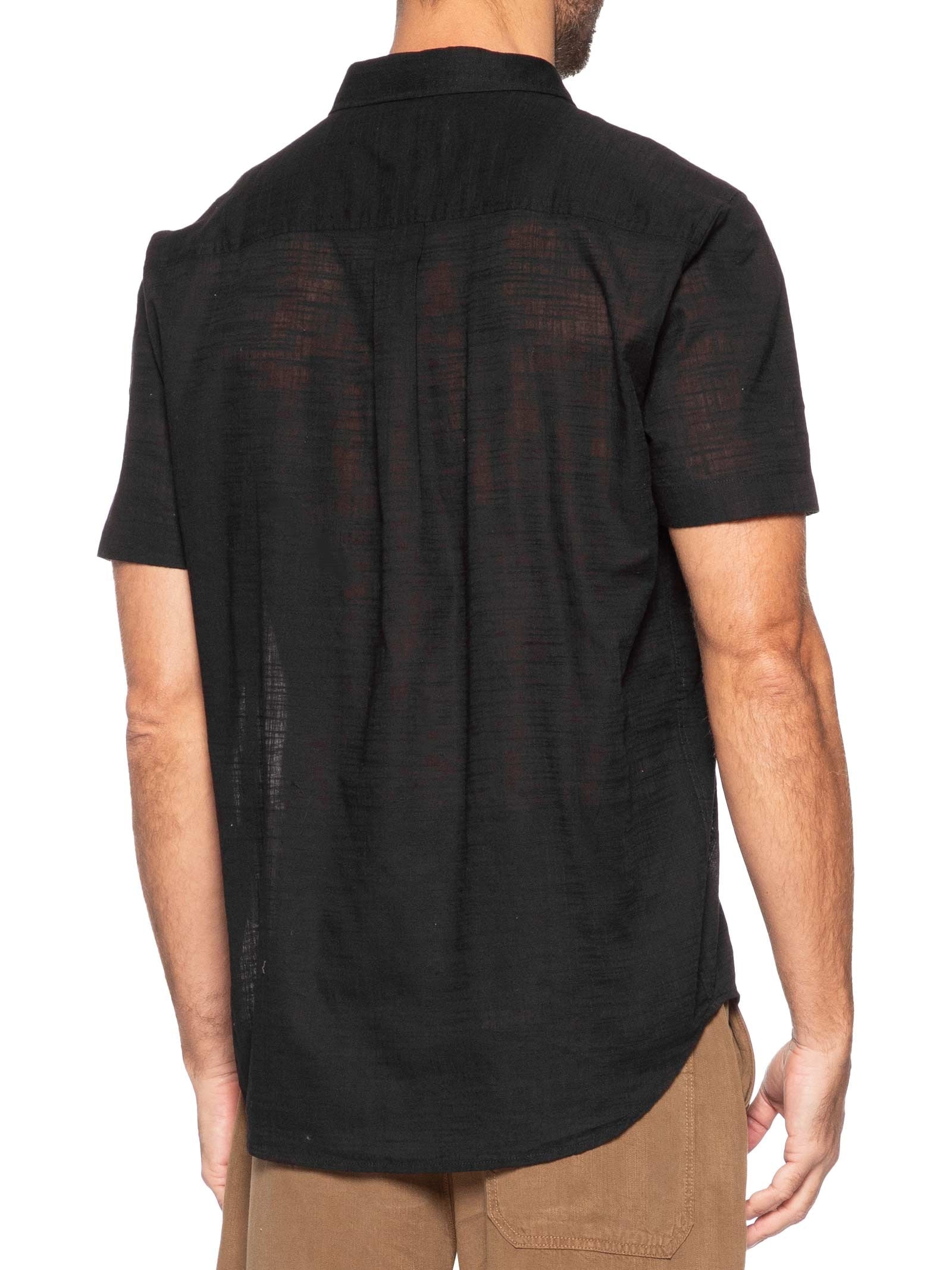 Camisa Masculina New Texture Color Preto Osklen