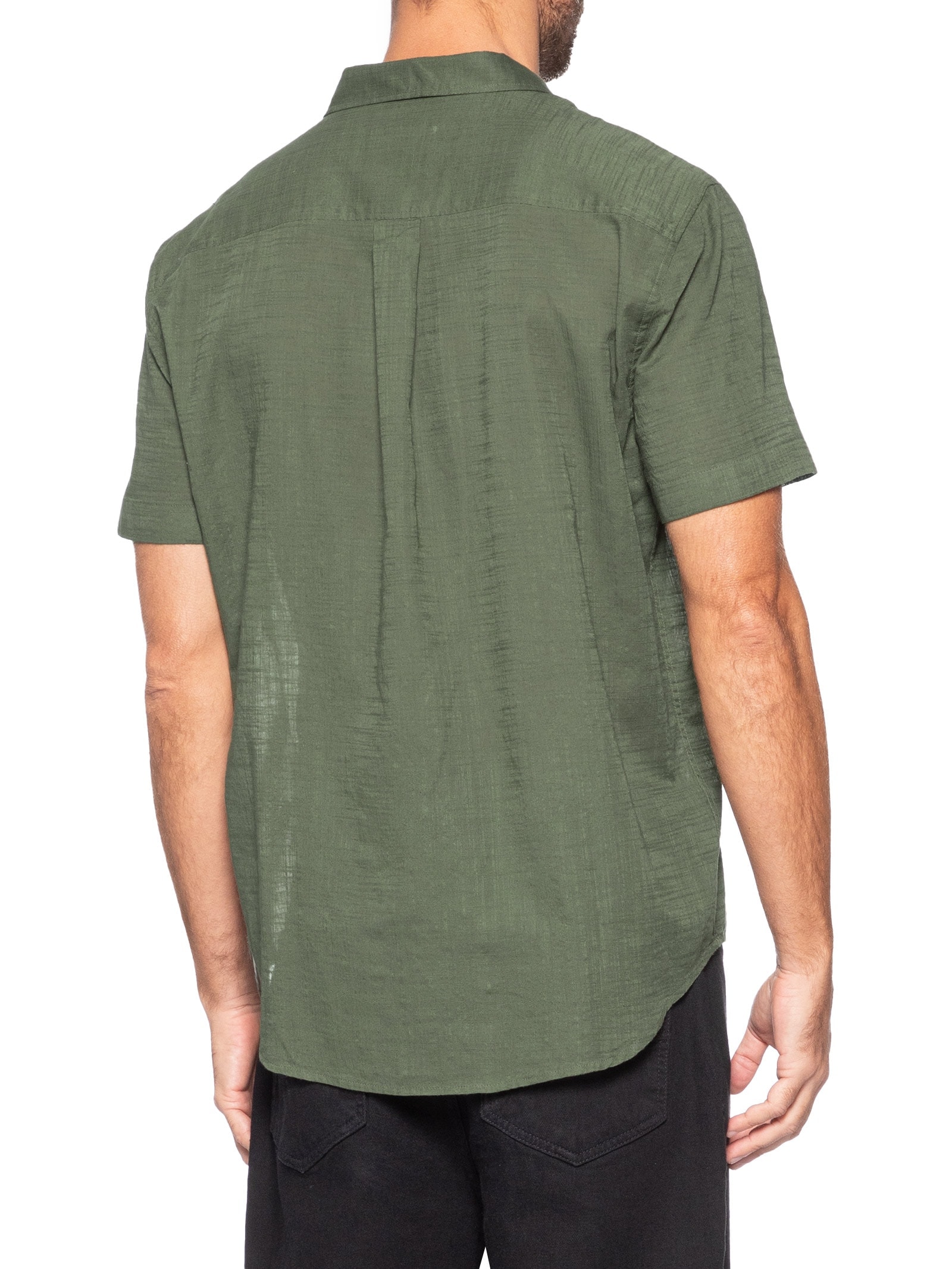 Camisa Masculina New Texture Color Verde Osklen