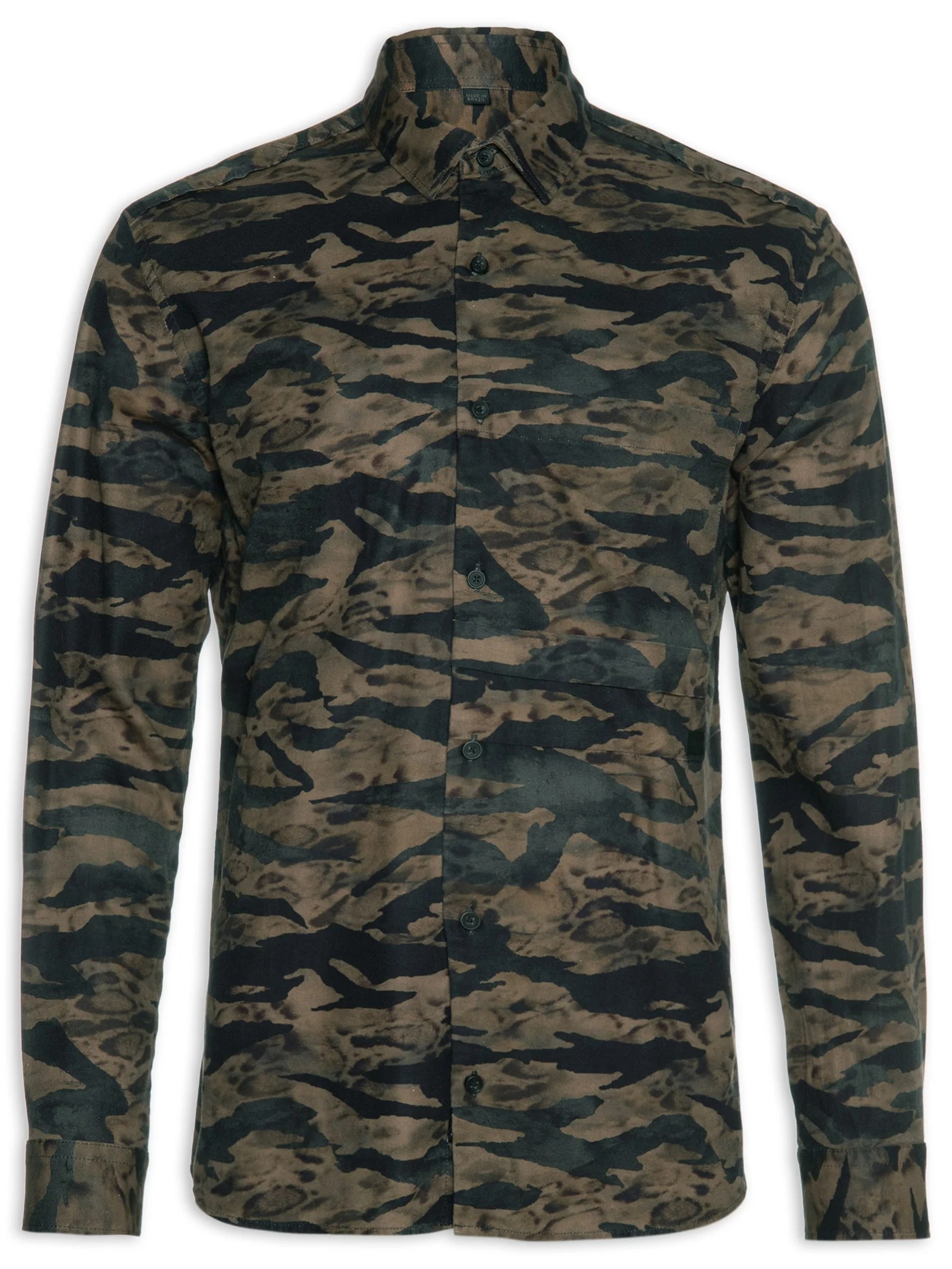 Camisa Masculina New Zebra Animal Print John John