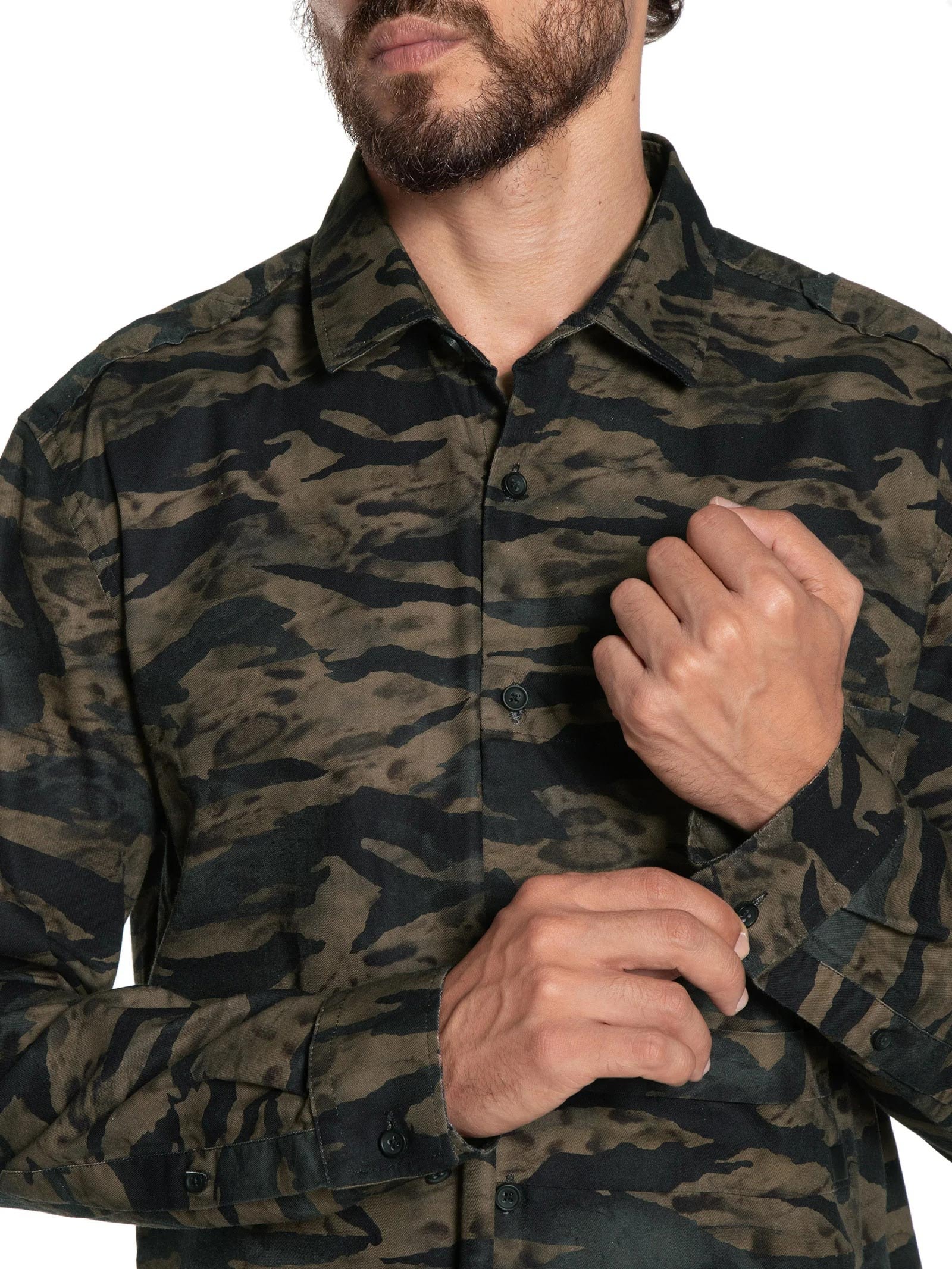 Camisa Masculina New Zebra Animal Print John John