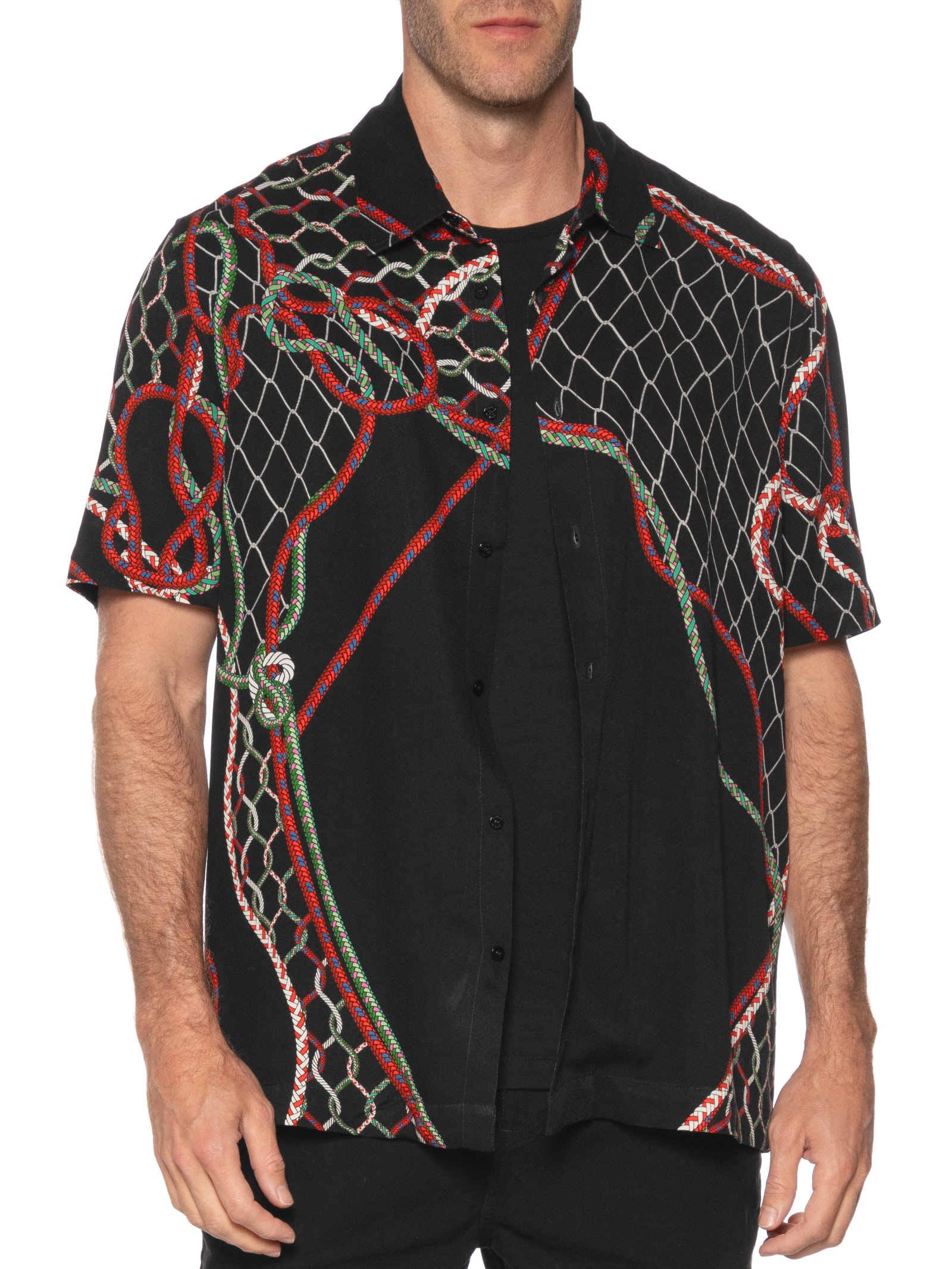 Camisa Masculina Nós Preto Osklen