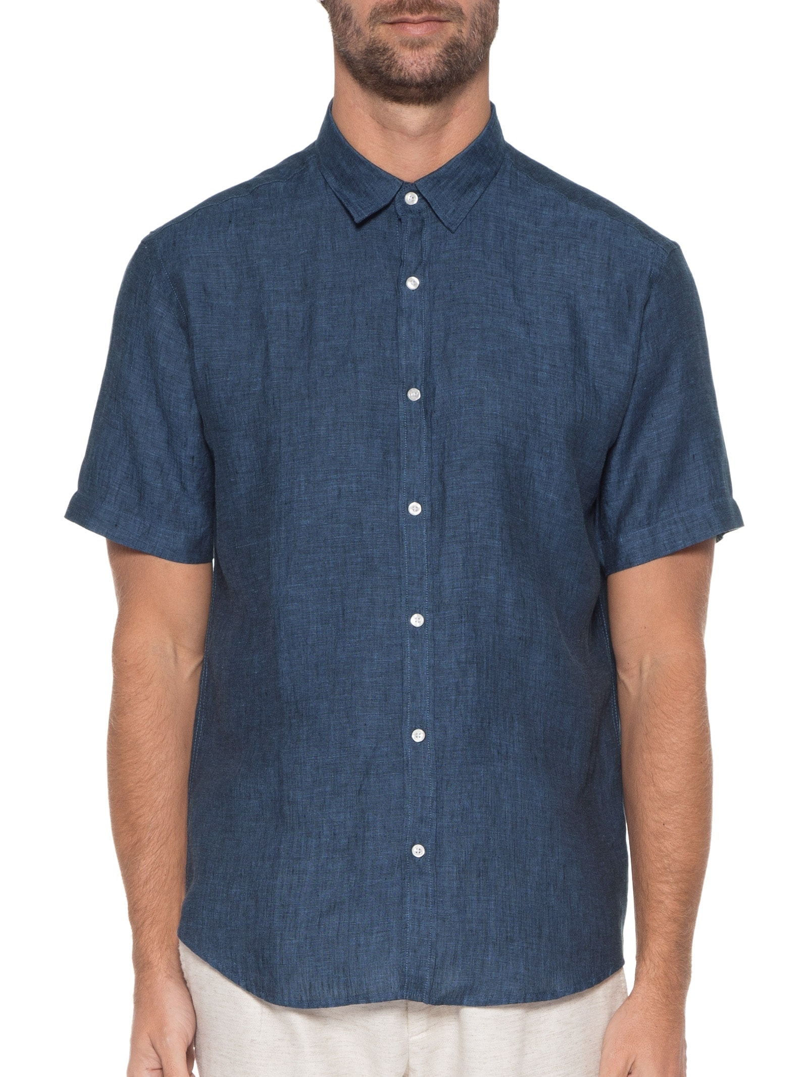 Camisa Masculina Onda Azul Foxton