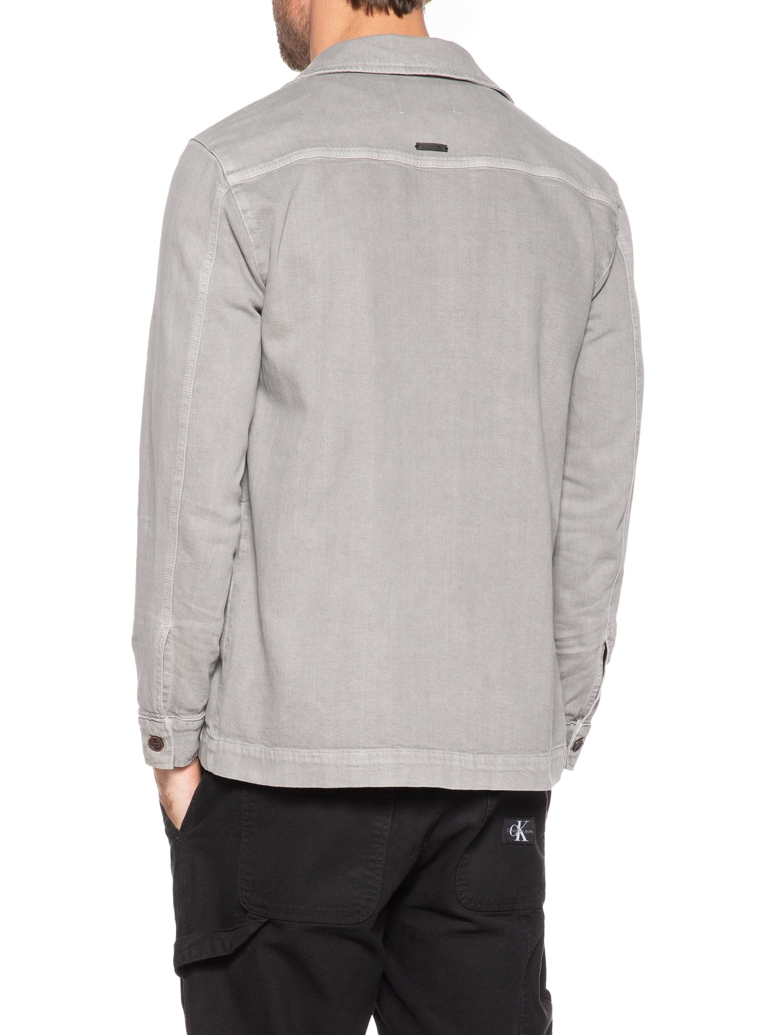 Camisa Masculina Overshirt Rennes Cinza Austral