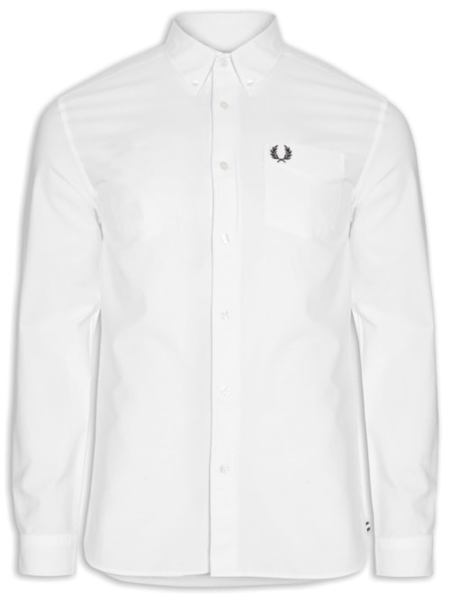 Camisa Masculina Oxford – Branco