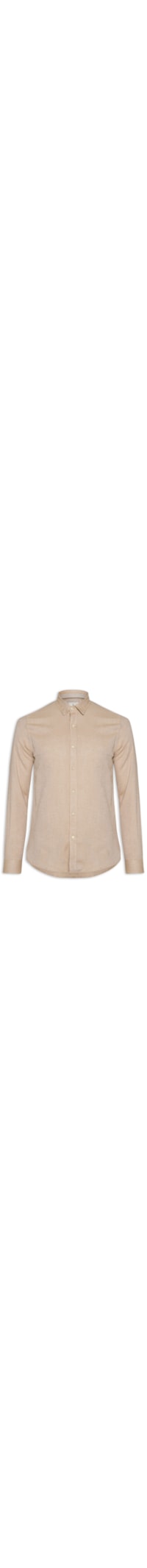 Camisa Masculina Oxford Lisa - Laranja