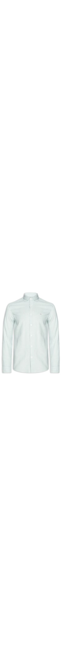 Camisa Masculina Oxford Listrado - Verde