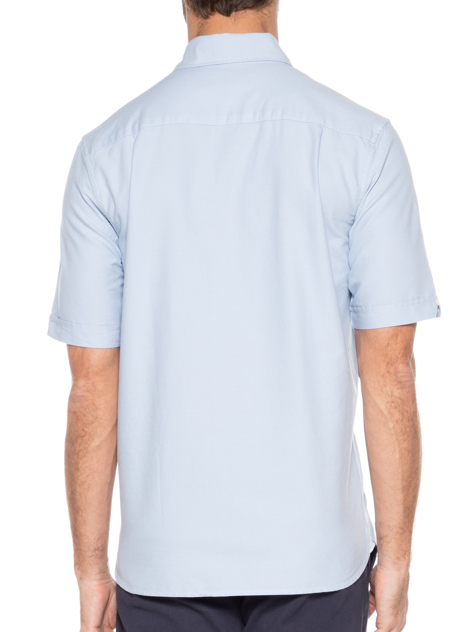 Camisa Masculina Oxford Shirt Azul Fred Perry