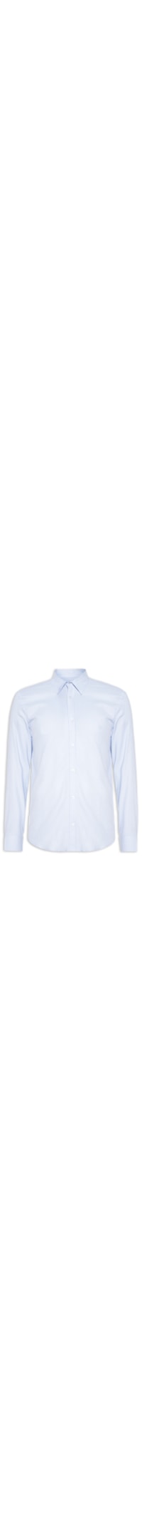 Camisa Masculina Oxfordine classic Irish Manga Longa - Azul